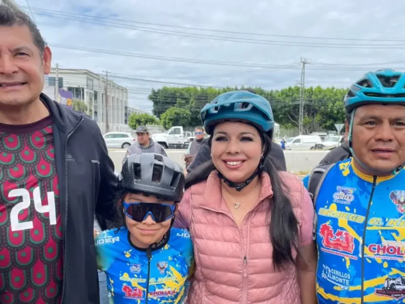 Tonantzin Fernández participa con el gobernador Alejandro Armenta y alcaldes en el 10° aniversario de la Vía Recreativa