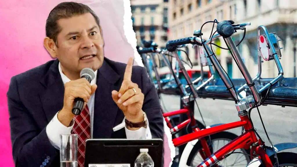Alejandro Armenta buscará implementar programa de bicicletas públicas para reforzar la movilidad sostenible