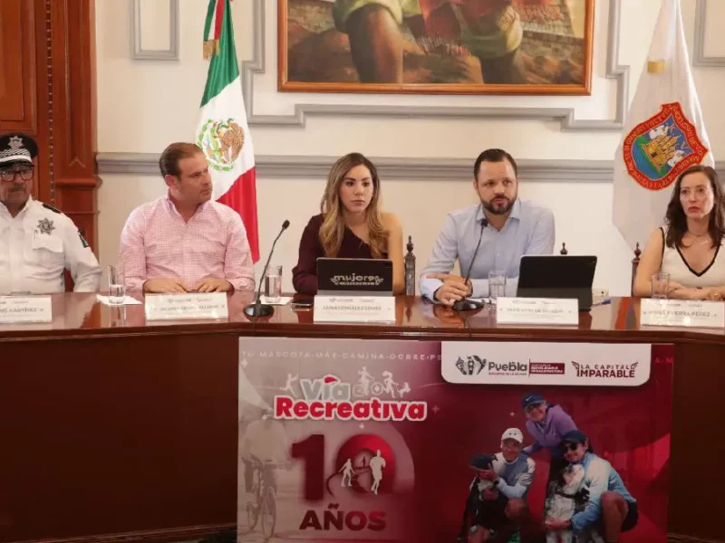 Presenta Gobierno de la Ciudad actividades en conmemoración al 10mo. Aniversario de la Vía Recreativa