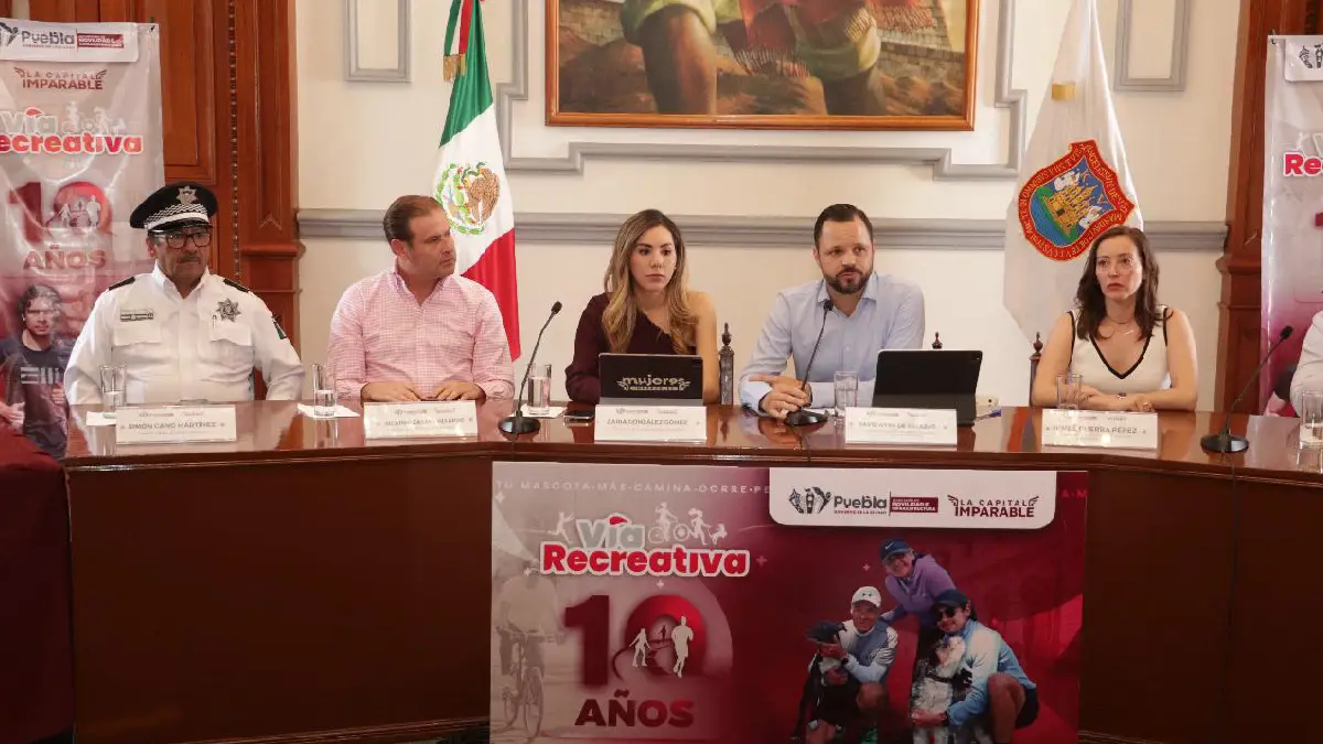 Presenta Gobierno de la Ciudad actividades en conmemoración al 10mo. Aniversario de la Vía Recreativa