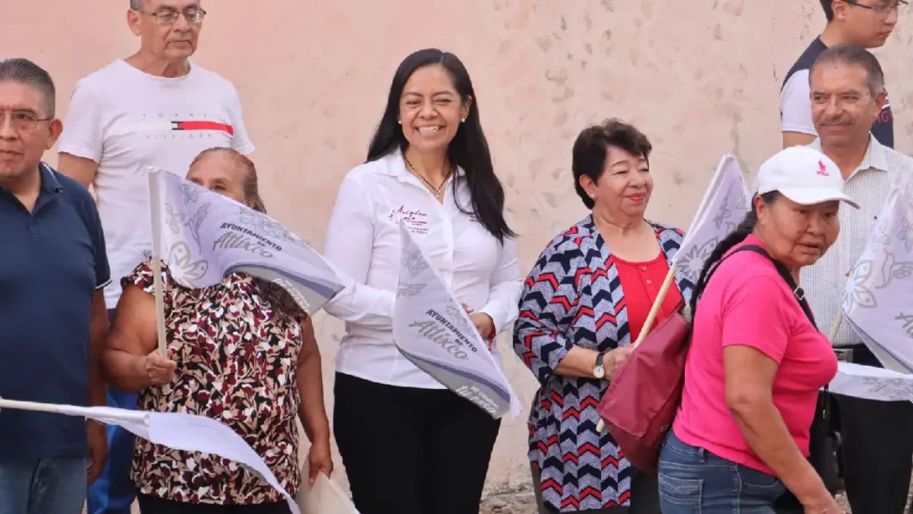 Ariadna Ayala presidenta de Atlixco continúa con más obras con sentido social