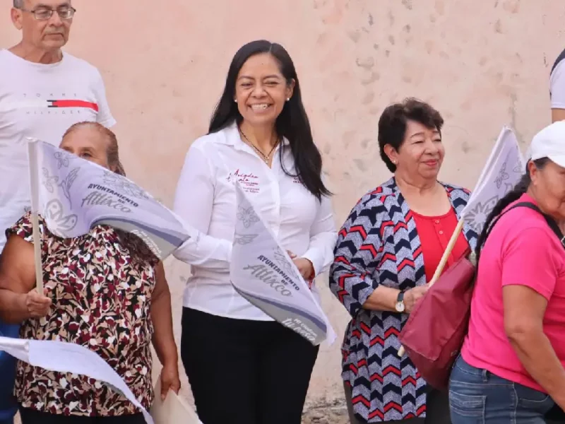 Ariadna Ayala presidenta de Atlixco continúa con más obras con sentido social