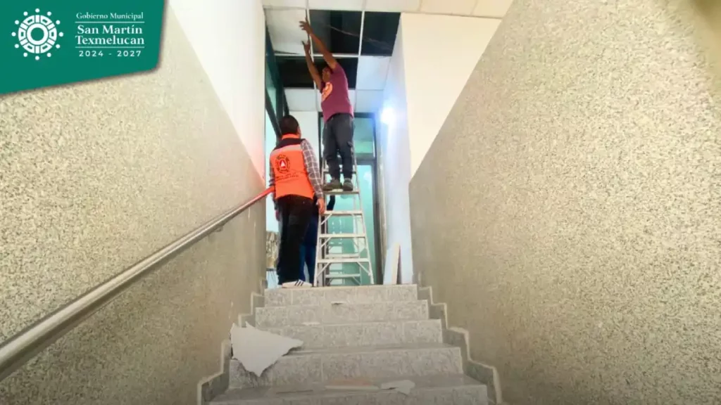 Gobierno municipal informa con respecto a afectaciones a la Presidencia Municipal por lluvias