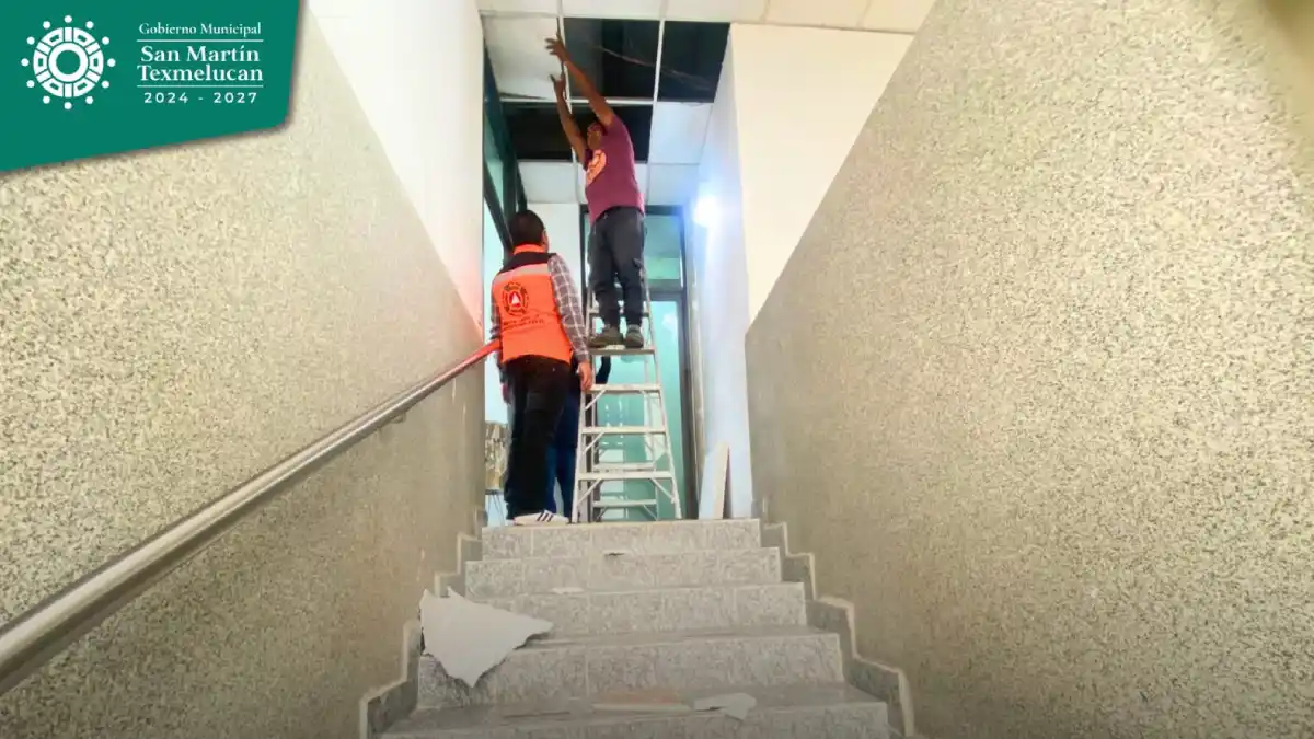 Gobierno municipal informa con respecto a afectaciones a la Presidencia Municipal por lluvias