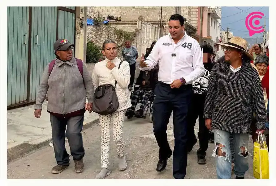 Distribuyen propaganda de Morena tras evento de Arístides Guerrero, candidato a la SCJN 