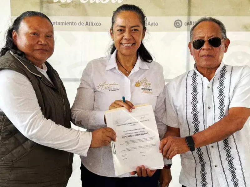 Ariadna Ayala presidenta de Atlixco inicia pavimentación integral en San Alfonso, una obra con visión social y sustentable