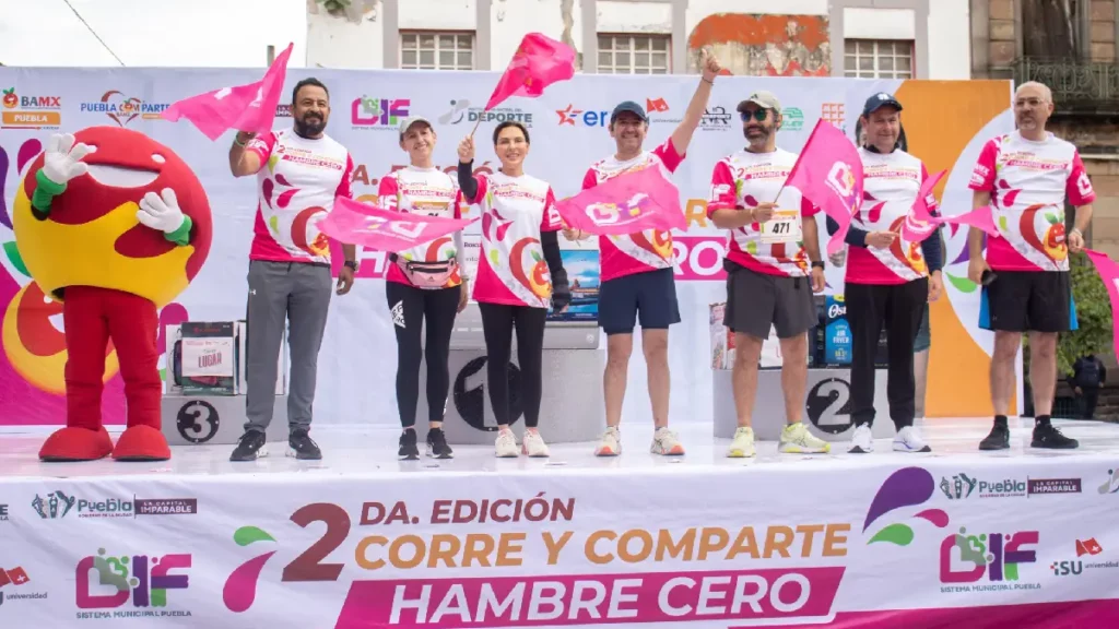 Encabeza MariElise Budib Carrera “Corre y Comparte: Hambre Cero Puebla 2025”