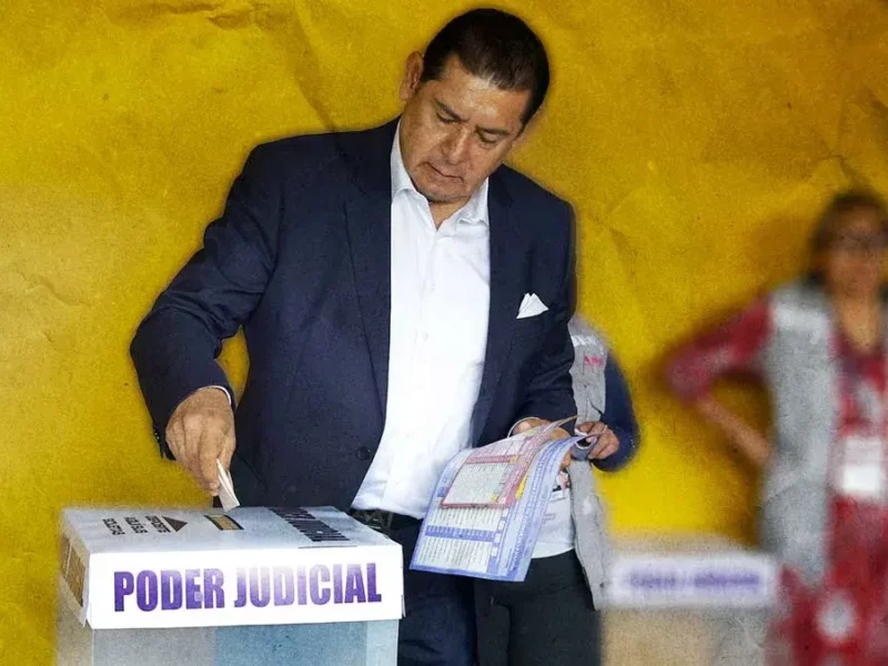 Alejandro Armenta garantiza seguridad durante elección del Poder Judicial en Puebla