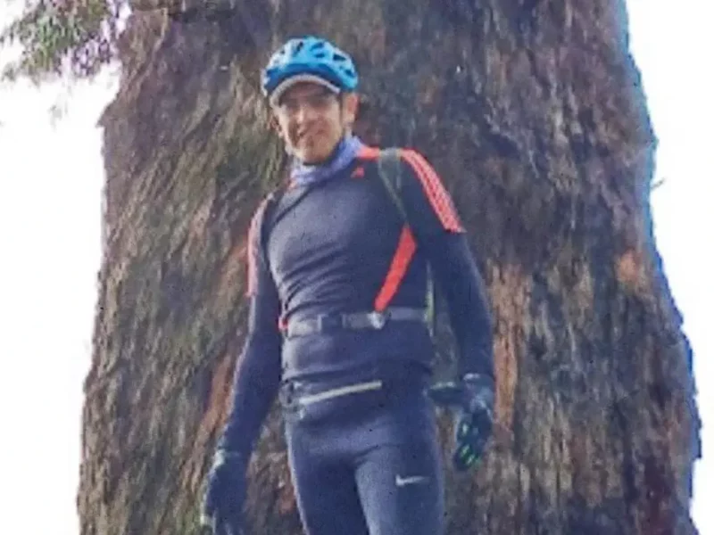 Buscan al ciclista José Leroy Mata, desaparecido en una rodada en el Cerro de Zapotecas