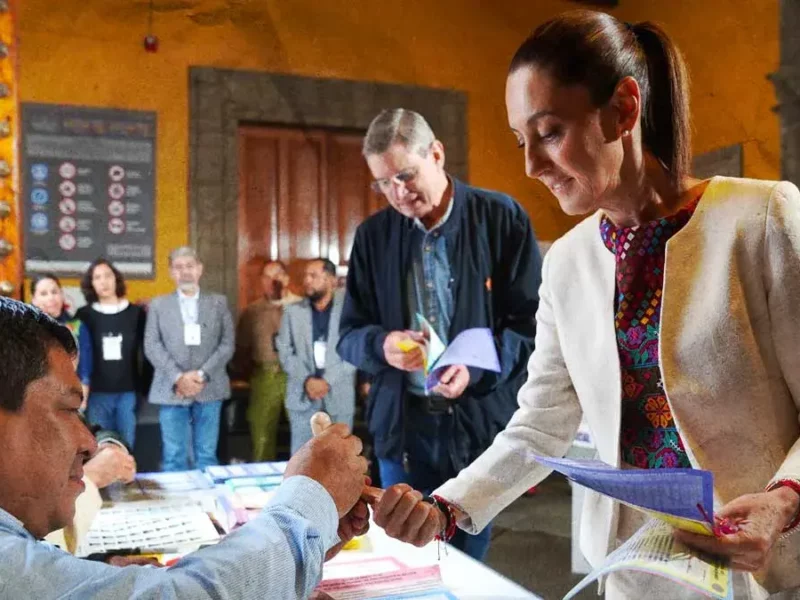 Claudia Sheinbaum califica elección del Poder Judicial como un “éxito democrático”
