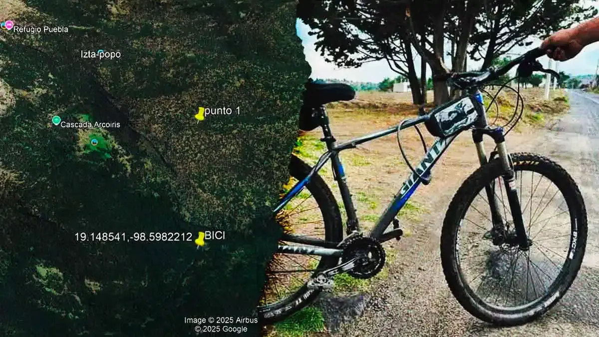 Localizan la bicicleta de José Leroy Mata, ciclista desaparecido durante rodada en el cerro Zapotecas
