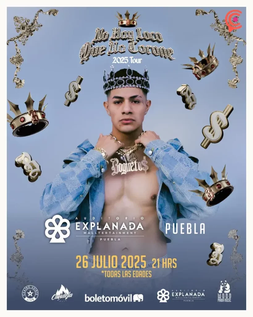 El Bogueto anuncia concierto en Auditorio Explanada Puebla; los boletos ya están a la venta