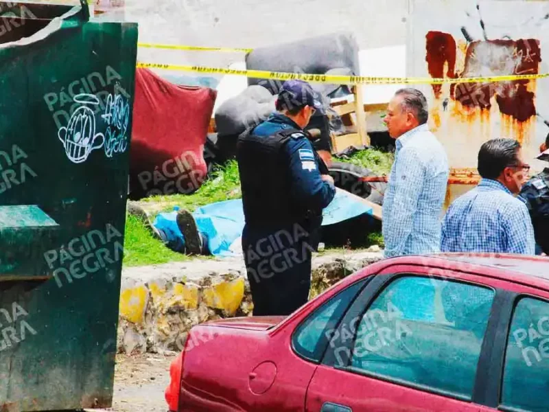 Hombre murió junto a contenedores de basura en Infonavit San Miguel Mayorazgo: aparentemente era indigente