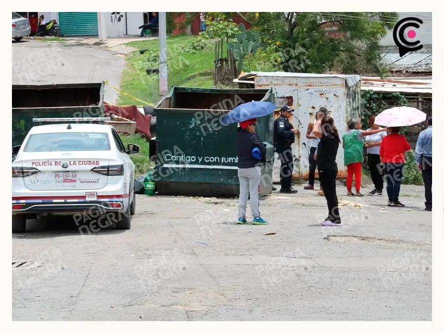 Hombre murió junto a contenedores de basura en Infonavit San Miguel Mayorazgo: aparentemente era indigente