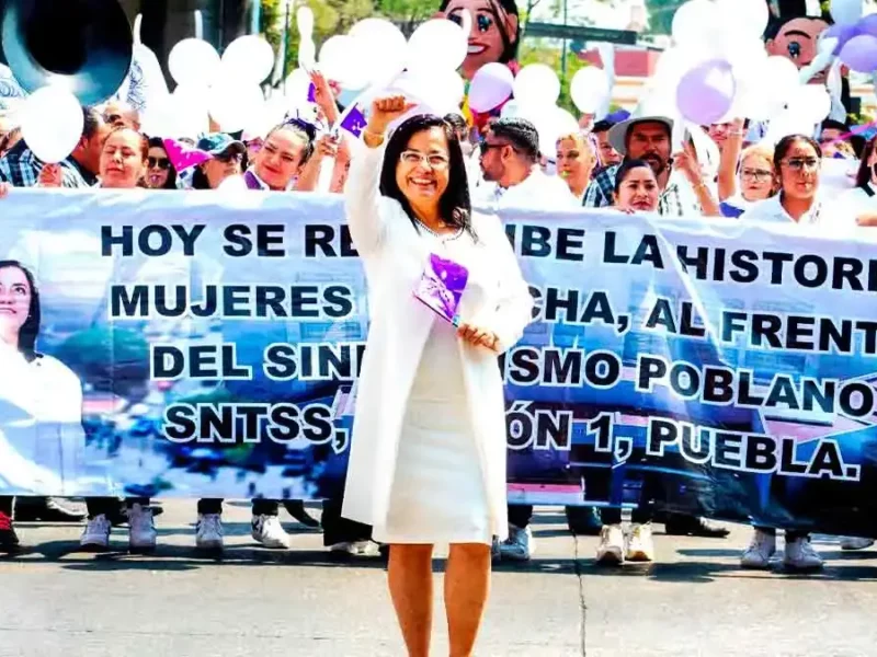 María Elena López de la Vega, nueva secretaria general del sindicato del IMSS Puebla 