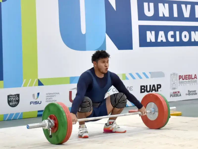 En levantamiento de pesas la BUAP obtiene cinco medallas