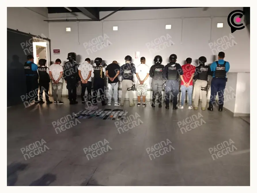 Detienen a banda tras asalto a tienda Coppel en el Centro Histórico de Puebla