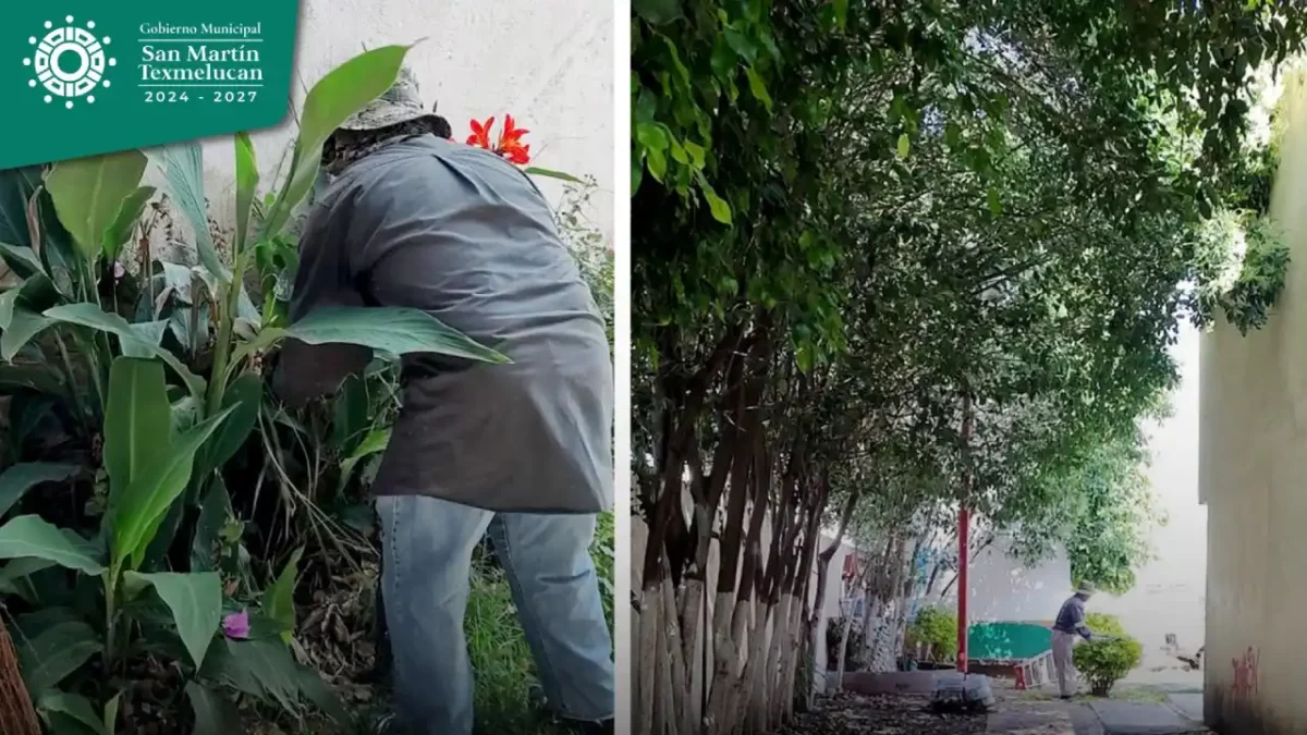 Gobierno Municipal trabaja en el mejoramiento de espacios públicos y áreas verdes de Texmelucan