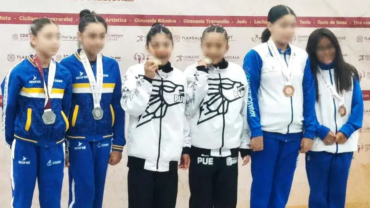 Puebla destaca en Gimnasia de Trampolín en la Olimpiada Nacional 2025; ganan dos oros
