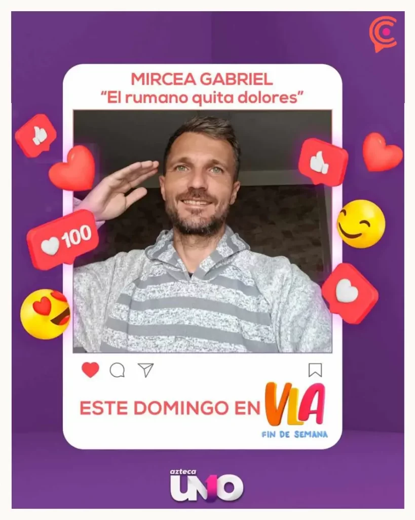 Venga la Alegría recibe al rumano Mircea Gabriel, el “sanador de Puebla"  