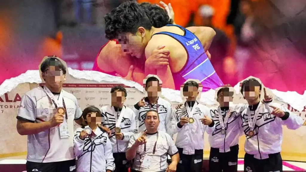 Atletas poblanos destacan en competencias de Luchas Asociadas de la Olimpiada Nacional 2025