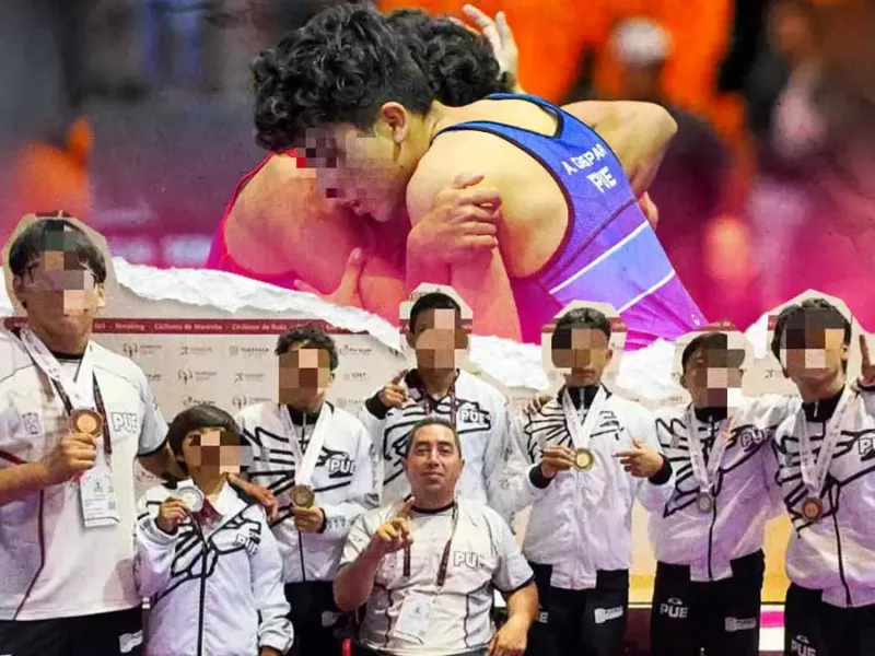 Atletas poblanos destacan en competencias de Luchas Asociadas de la Olimpiada Nacional 2025
