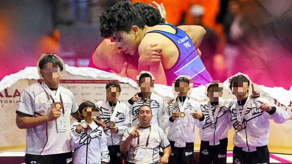 Atletas poblanos destacan en competencias de Luchas Asociadas de la Olimpiada Nacional 2025