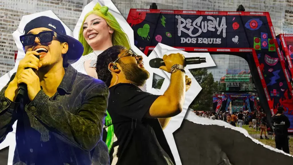 Artistas desafiaron a la lluvia y encendieron el Festival Resuena Dos Equis en Cholula