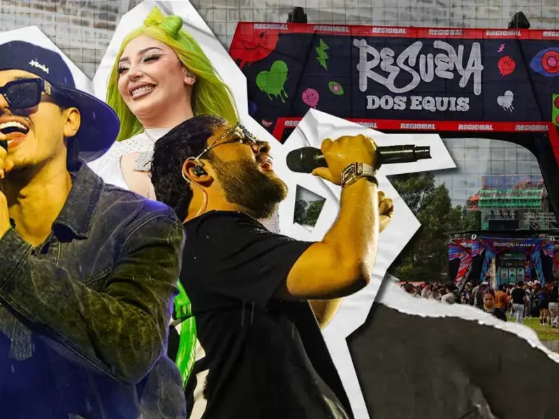 Artistas desafiaron a la lluvia y encendieron el Festival Resuena Dos Equis en Cholula