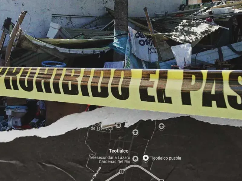 Hallan cuerpo semidesnudo de un hombre junto a un basurero en Teotlalco, Puebla