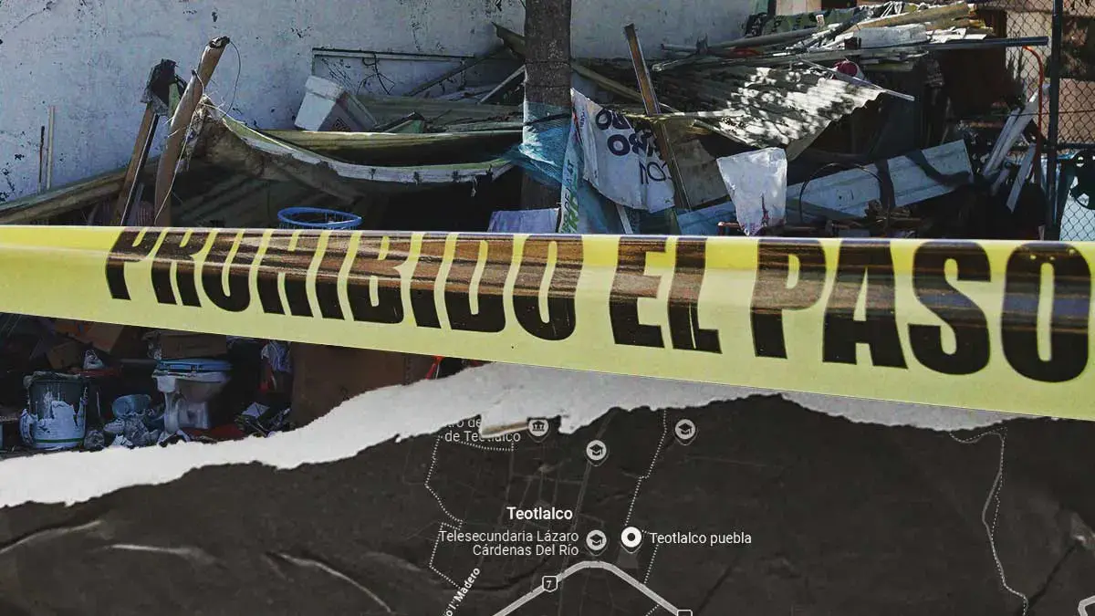 Hallan cuerpo semidesnudo de un hombre junto a un basurero en Teotlalco, Puebla