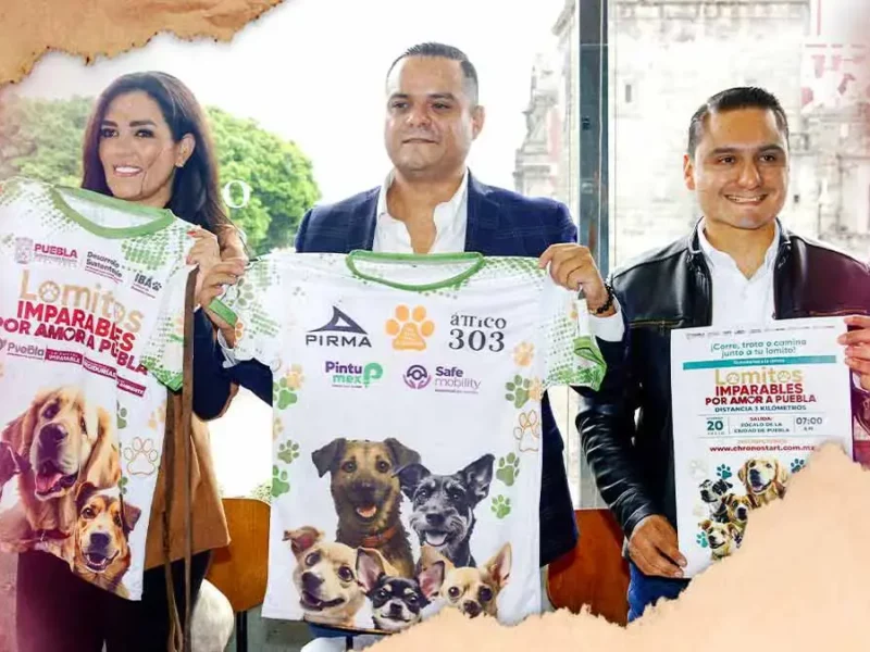 Llega la carrera “Lomitos imparables por amor a Puebla 2025” en apoyo a los peludos