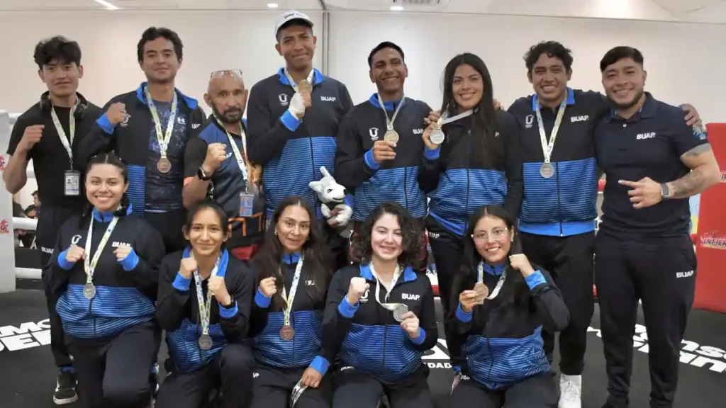 La lucha universitaria, kickboxing y levantamiento de pesas consiguen 27 preseas más para la BUAP