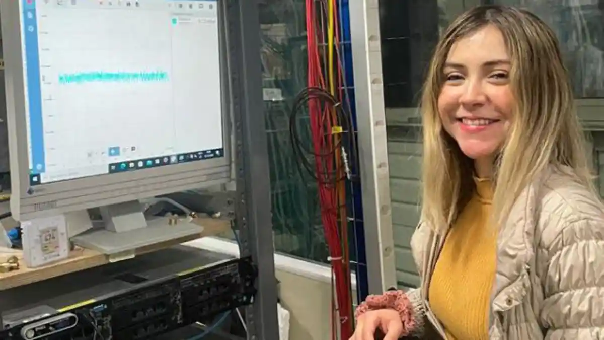 Estudiante de la FCFM-BUAP, galardonada en Suiza con el CMS Award 2025