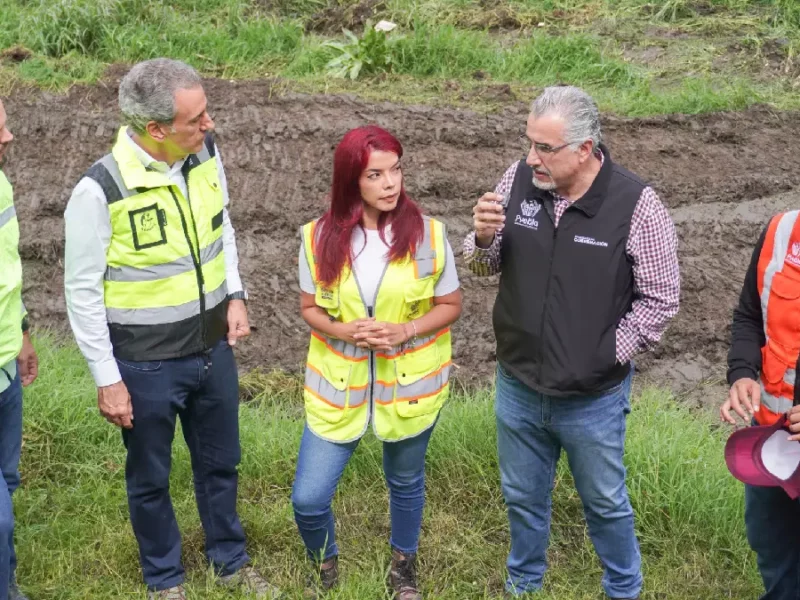 Supervisa Pepe Chedraui trabajos de desazolve y limpieza en vasos reguladores, barrancas y ríos de la capital