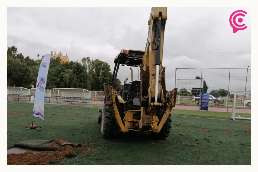 San Andrés Cholula inicia rehabilitación del Complejo Deportivo Quetzalcóatl; alcaldesa invertirá 20 mdp