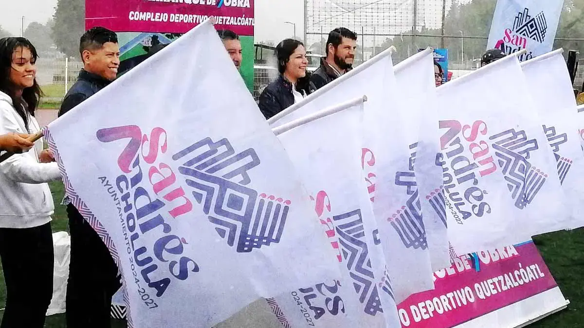 San Andrés Cholula inicia rehabilitación del Complejo Deportivo Quetzalcóatl; alcaldesa invertirá 20 mdp