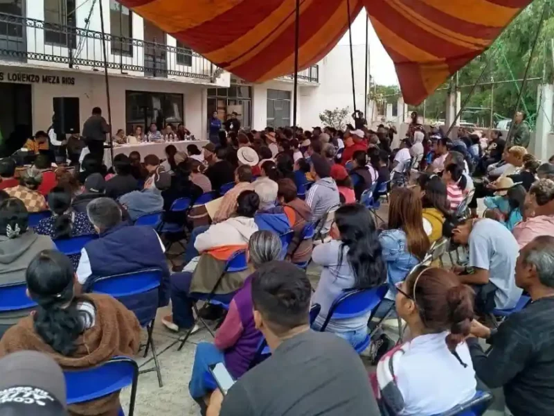 Habitantes de Atoyatenco donan predio al Ayuntamiento de Texmelucan para un nuevo panteón