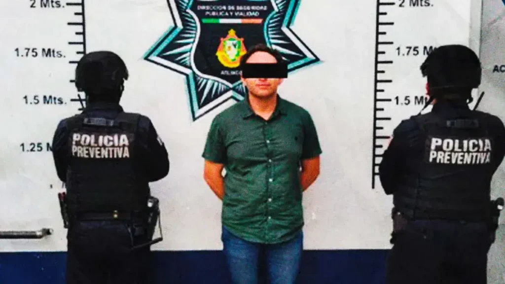 Policía municipal de Atlixco recupera vehículo con reporte de pre-denuncia y detiene al presunto responsable