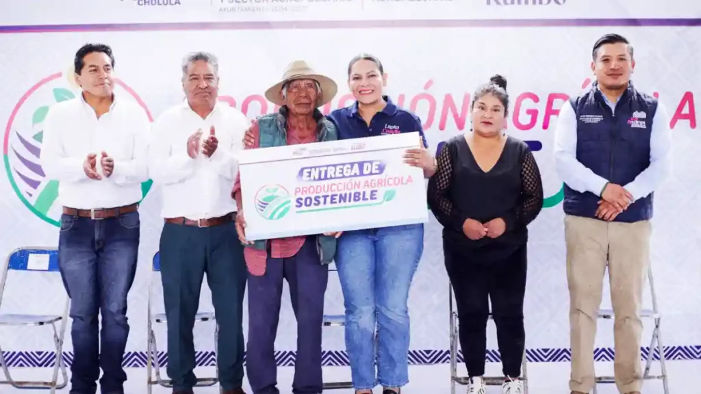 Fortalece Lupita Cuautle el campo y familias productoras de San Andrés Cholula