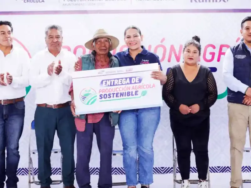 Fortalece Lupita Cuautle el campo y familias productoras de San Andrés Cholula