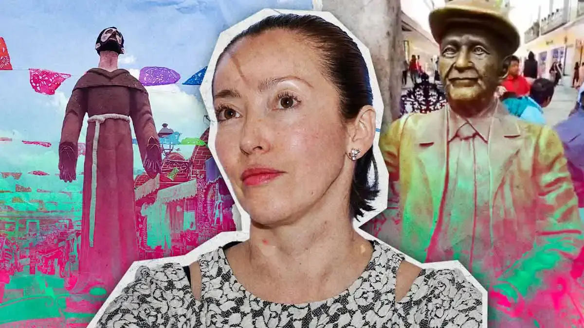 Repararán esculturas del Centro Histórico de Puebla; entrega será en septiembre de 2025