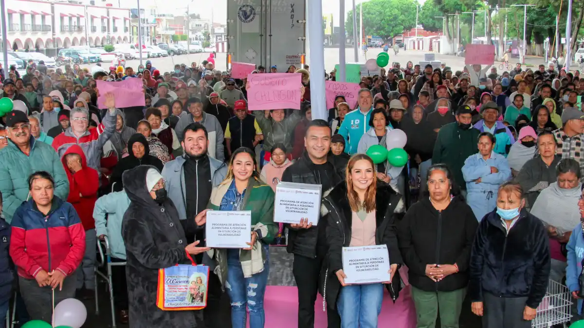 Shamy Spezia entrega más de tres mil despensas a través del programa “De corazón a corazón”