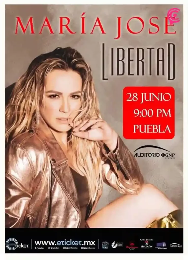 María José, Bellakath y más eventos en Puebla del 23 al 29 de junio