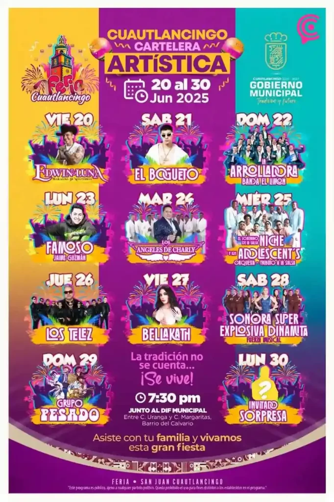 María José, Bellakath y más eventos en Puebla del 23 al 29 de junio