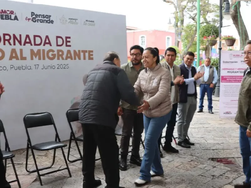 Ariadna Ayala y Gobierno de Puebla reafirman compromiso con la comunidad migrante