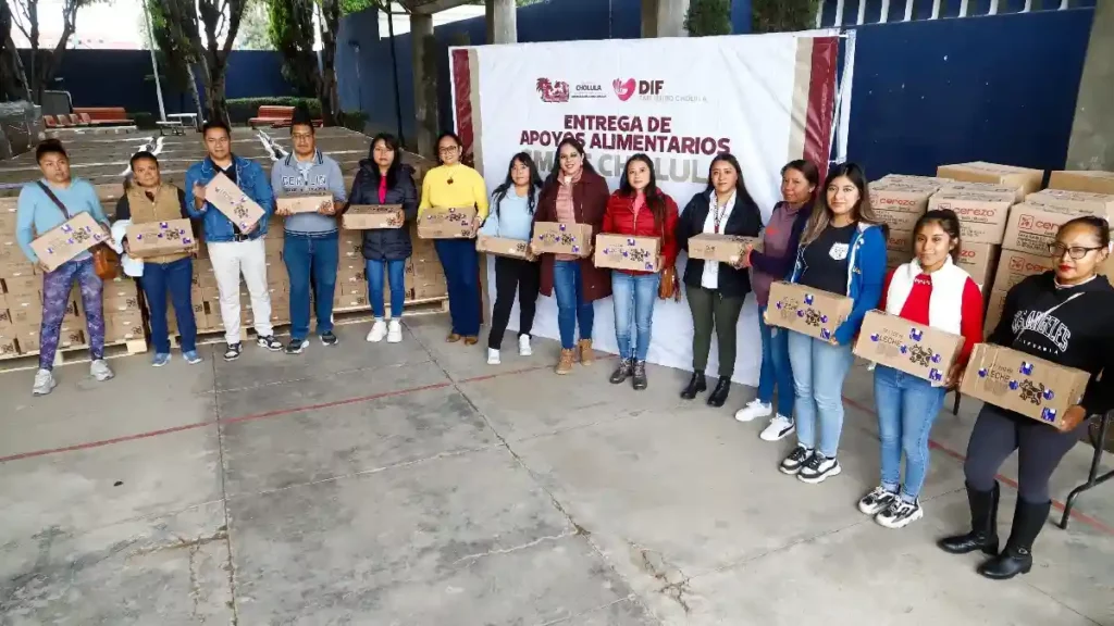 Gobierno de Tonantzin Fernández impulsa educación y nutrición infantil en San Pedro Cholula
