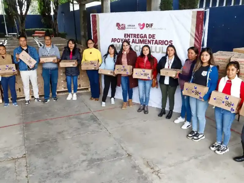 Gobierno de Tonantzin Fernández impulsa educación y nutrición infantil en San Pedro Cholula