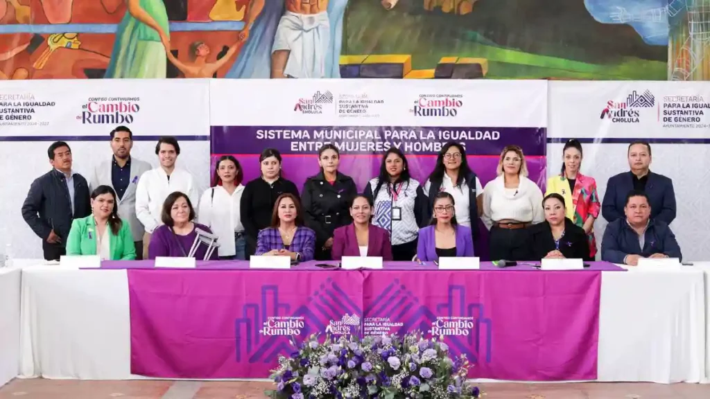San Andrés Cholula reafirma su compromiso por una vida libre de violencia para las mujeres