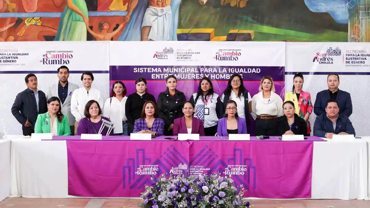 San Andrés Cholula reafirma su compromiso por una vida libre de violencia para las mujeres